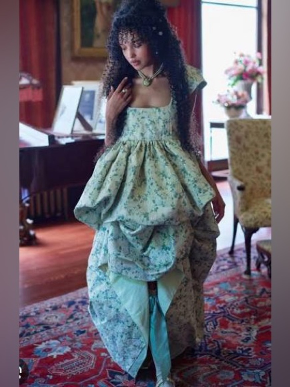 Selkie x Bridgerton Eloise On A Cloud Dress